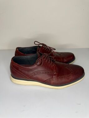 Cole Haan Original Grand Men's Size 9M Wingtip Oxford Brown Leather Style C35622